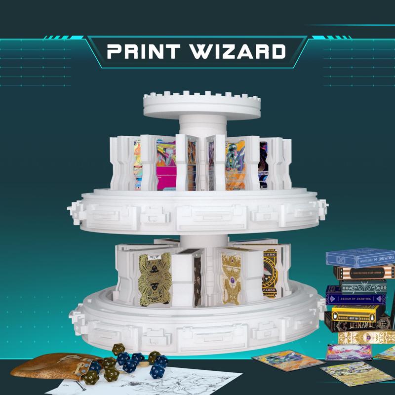 PrintWizard Display Tower: Showcase Your Card Collection