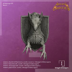 Pre-Supported Hippogriff Bust