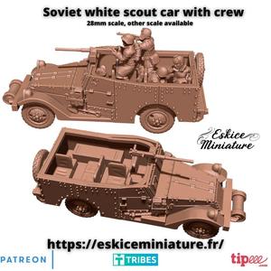 Soviet White Scout Car - 28mm