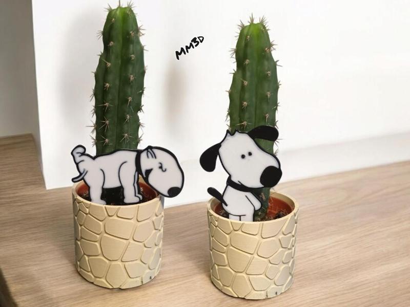 Funny Dog Plant Decorations