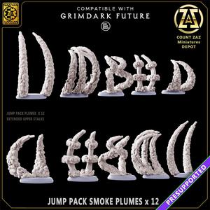 JUMP PACK SMOKE PLUMES - 12 INDIVIDUAL DESIGNS