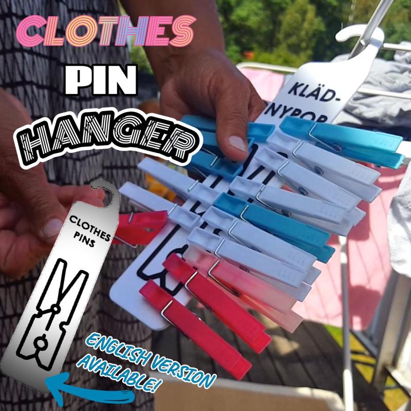 Clothespin Hanger/Organizer