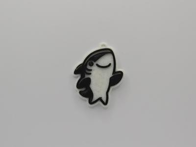 Cute Happy Shark Keychain
