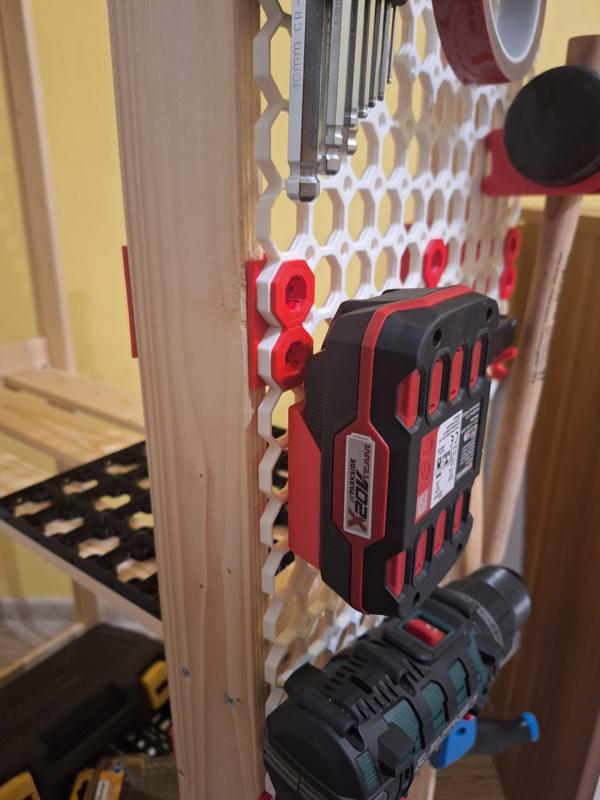 Multiboard Parkside Battery Holder