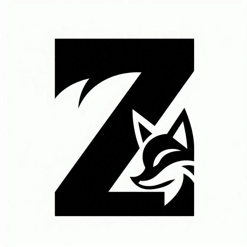 Fox alphabet: Letter Z (version 2)