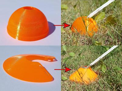 Tent Peg Cover Caps (2 versions)
