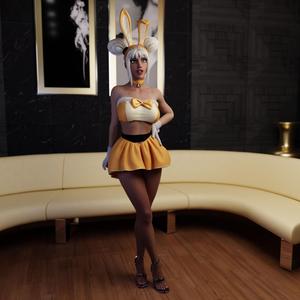 Honeyhop - Bunnygirl - Presupported - QB Works