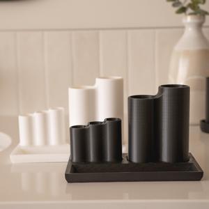 Toothbrush Stand with Storage Compartments