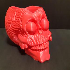 MARTIAN SKULL PLANTER - WITH OR WITHOUT DRAINAGE