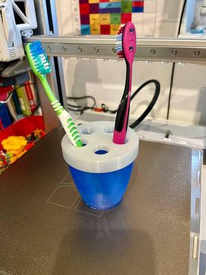 Toothbrush holder for lidl plastic cup