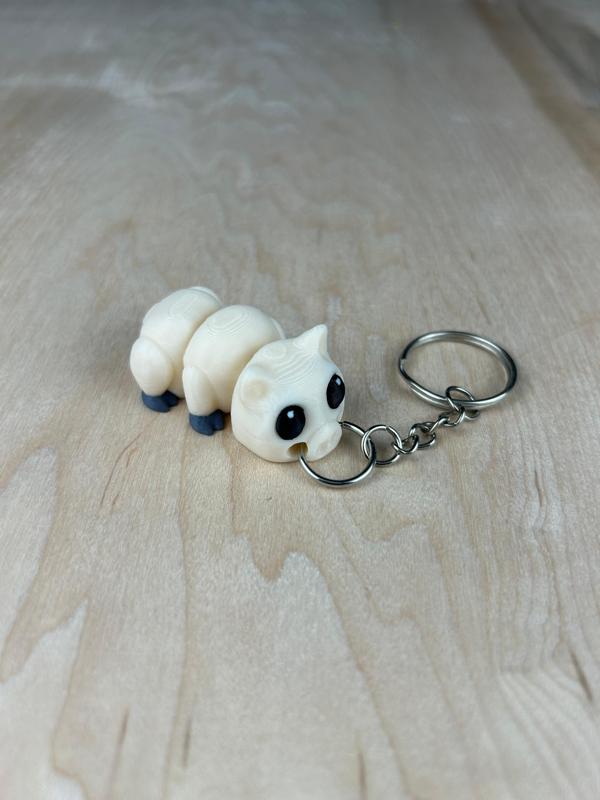 Pig with 2 joints Keychain