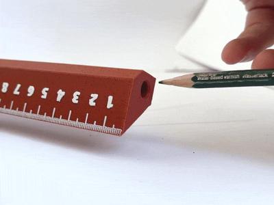 Pencil Holder Ruler