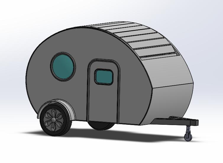 Storagebox Teardrop-Campingtrailer