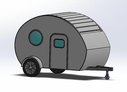 Storagebox Teardrop-Campingtrailer