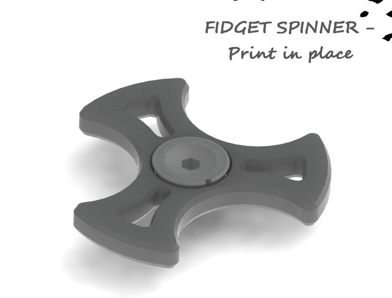Fidget Spinner (Print in Place)