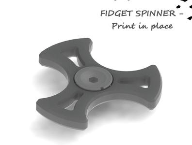 Fidget Spinner (Print in Place)