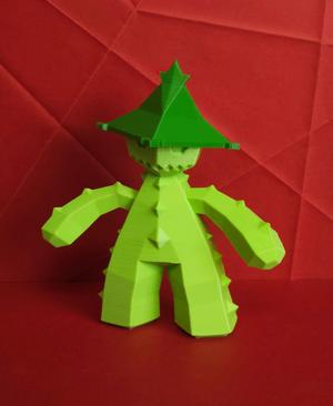 Cacturne Low Poly Pokemon