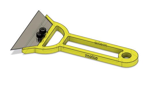 Scraper knife stanley razor
