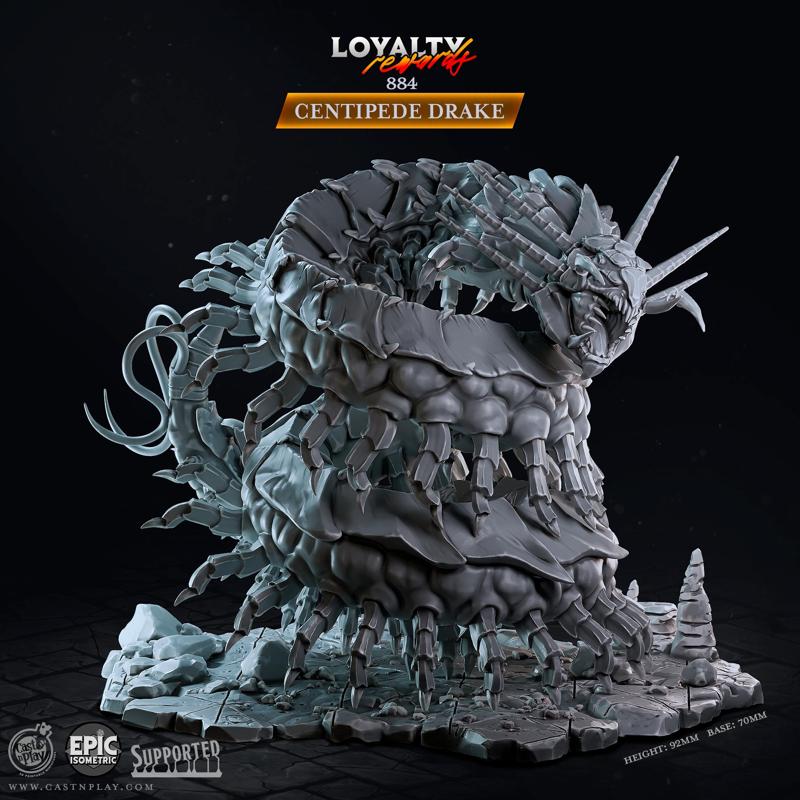 Centipede Drake (Pre-Supported) | Cast n Play