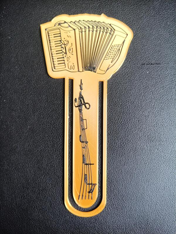 Musical Bookmark - dual color