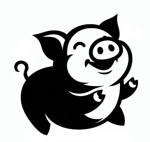Happy piggy 12 (three colours)