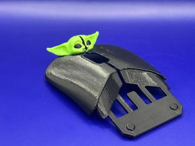 Baby Yoda mouse button covers - HyperX Pulsefire Saga   