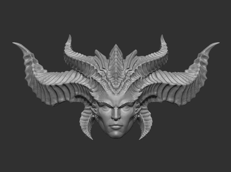 Diablo 4 Lilith Headsculpt for Action Figures