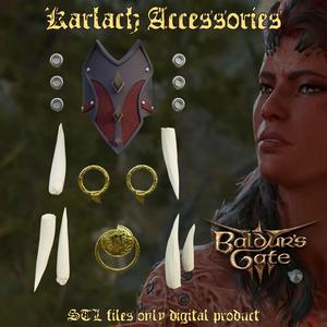 Karlach accessories set Baldurs Gate 3