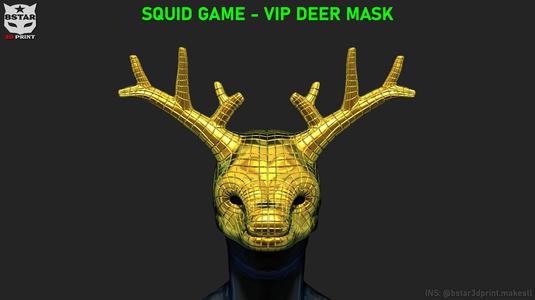 Squid Game Mask - Vip Deer Mask Cosplay