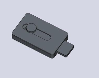 Latch Slide lock (open closed position lock mechanism)