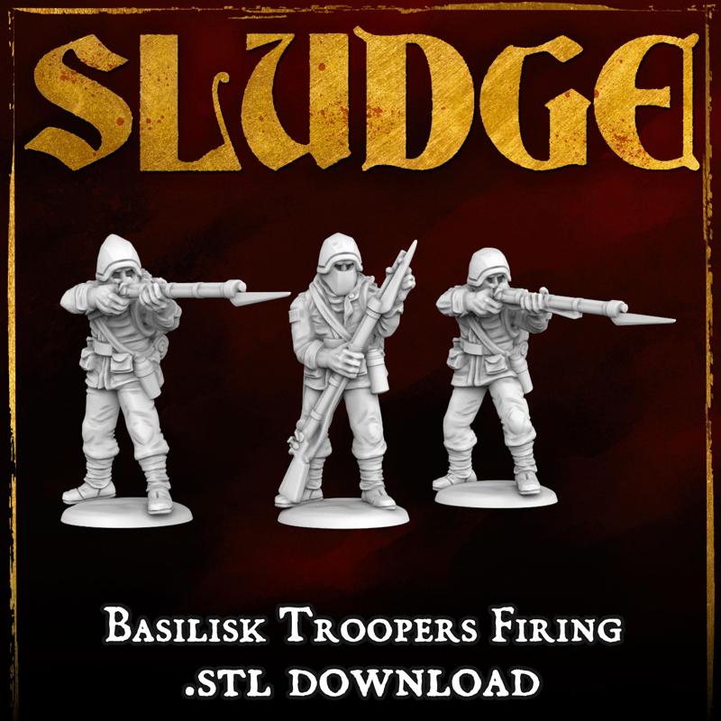 SLUDGE Basilisk Line Infantry Firing