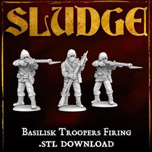 SLUDGE Basilisk Line Infantry Firing