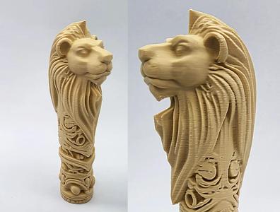 Lion Totem Pole #1   