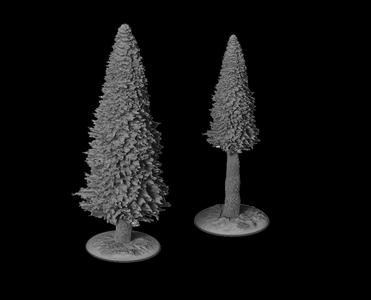 Trees Set for 3d printing -STL File-