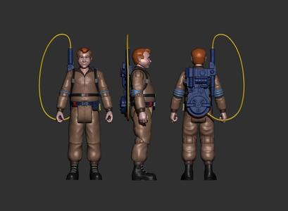 RAY STANTZ ACTION FIGURE THE REAL GHOSTBUSTERS 3D print model