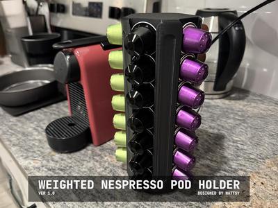 Weighted Nespresso Original Pod Holder 