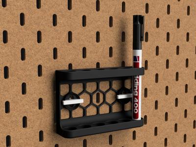 Pen Holder / Tool Holder for IKEA SKADIS