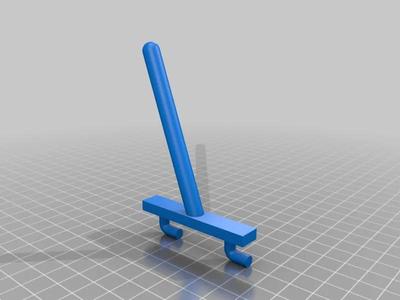 Ikea skadis - wire spool holder   