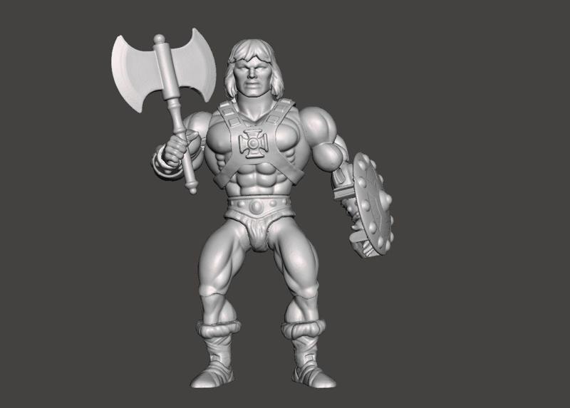 HE-MAN MOTU ACTION FIGURE ORIGINS COMPLETE