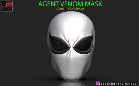 The Agent Venom Mask - Marvel Helmet