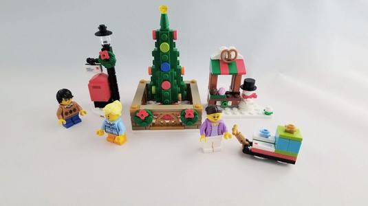 Wikibricks3D - 40263 Christmas Town Square