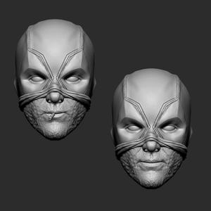 Deadpool half mask two pack - head