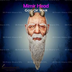 Mimir Head Cosplay God of War - STL File