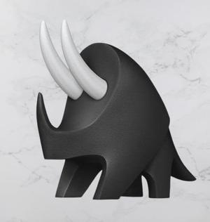 Triceratops DIno Creature Figure Fan Art Toy