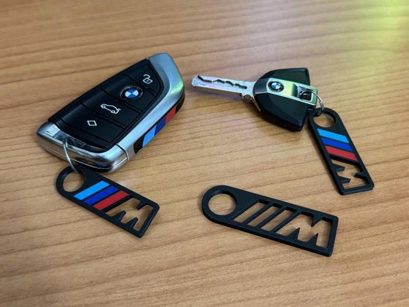 BMW M keychain - with or without colors 