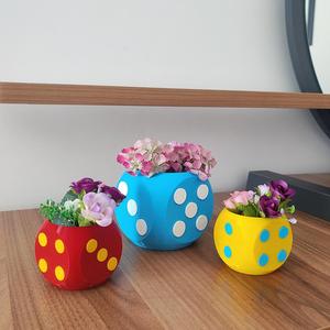 DICE FLOWER VASE