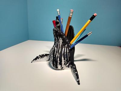 Pen / Pencil Holder / Pot (Humpback Whale)