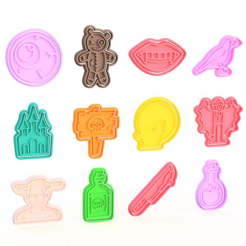 Halloween Cookie Cutter Set of 12
