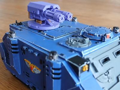Proxy turret with twin assault cannons