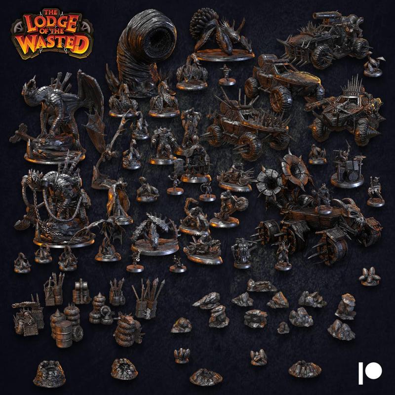 The Lodge of the Wasted | Complete Set - Presupported